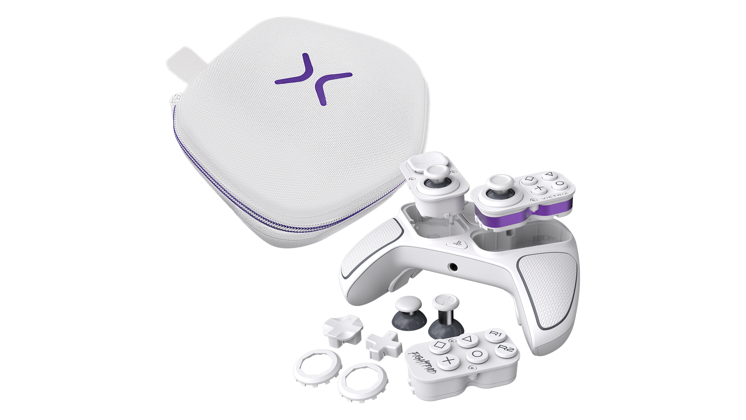 Controller - Victrix Pro BFG Reloaded Wireless-ontroller + Stealth 700 Headset (Gen 3) PlayStation White Bundle - Image 4